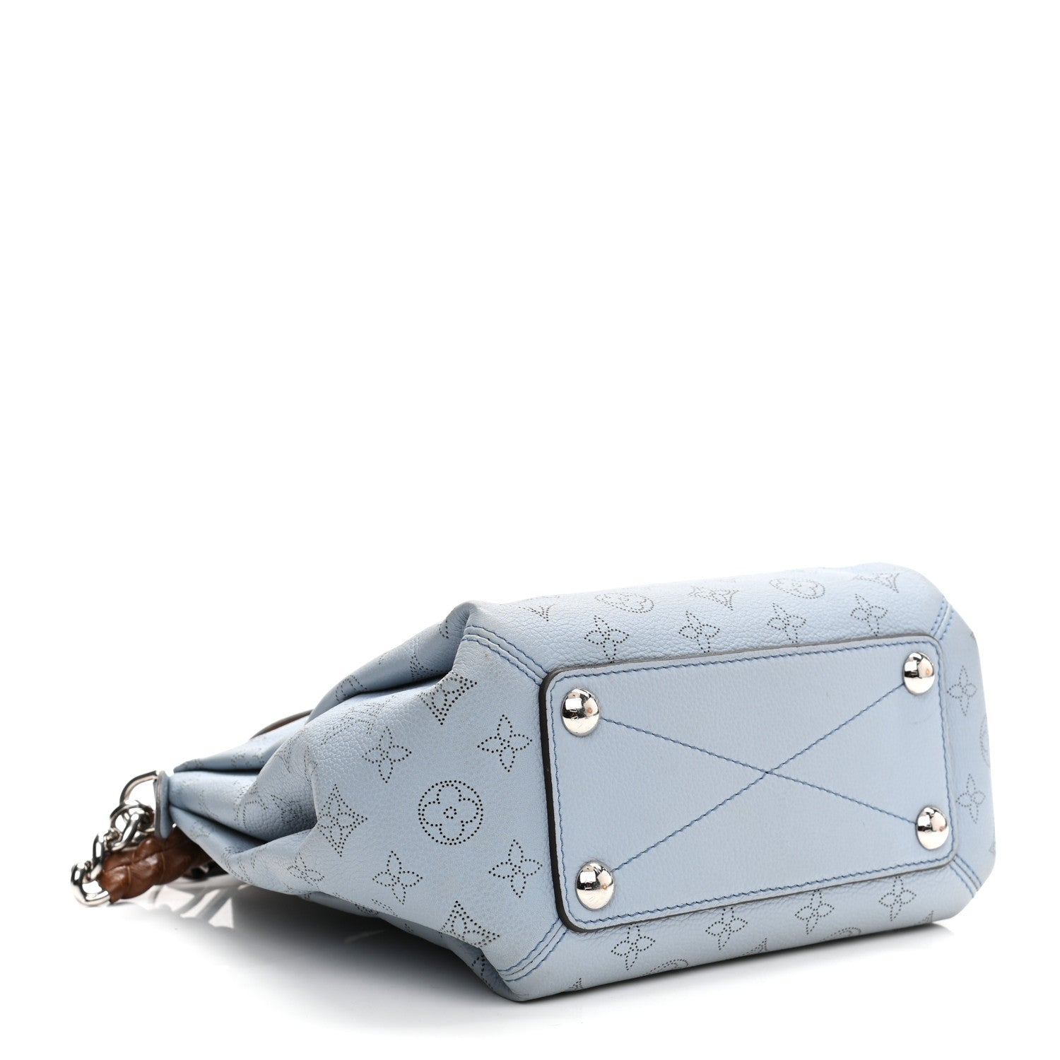 Louis Vuitton Mahina Babylone Chain BB Blue Horizon Pumpkin 3 of 16