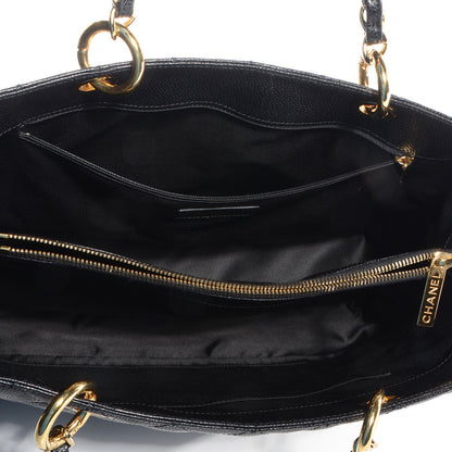 Chanel Caviar Grand Shopping Tote GST Black 6 of 8