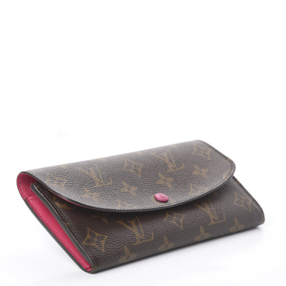 Louis Vuitton Monogram Emilie Wallet Hot Pink 3 of 5