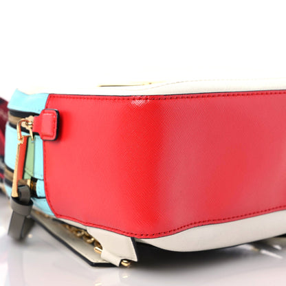Marc Jacobs Saffiano Mini Snapshot Backpack White Multicolor 4 of 8