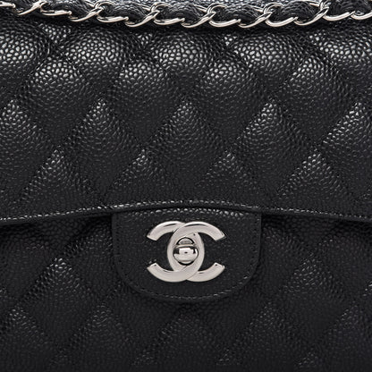 Chanel Caviar Quilted Small Double Flap Black 10 of 11