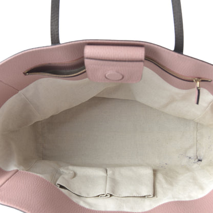 Gucci Dollar Calfskin Medium Swing Tote Grey Field Soft Pink 5 of 10