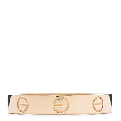 Cartier 18K Yellow Gold 3.5mm LOVE Wedding Band Ring 55 7.25 3 of 4