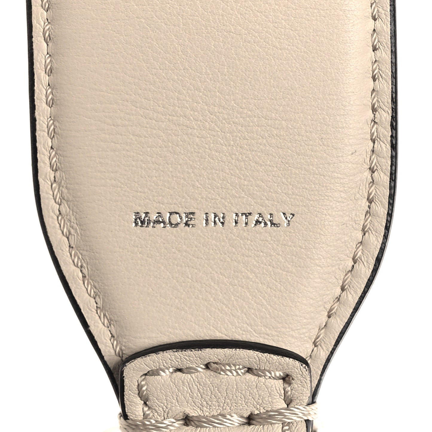 Vitello Dolce Plexiglass Bi-Color Studded Strap You White Black Multicolor