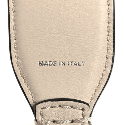 Fendi Vitello Dolce Plexiglass Bi-Color Studded Strap You White Black Multicolor 5 of 5