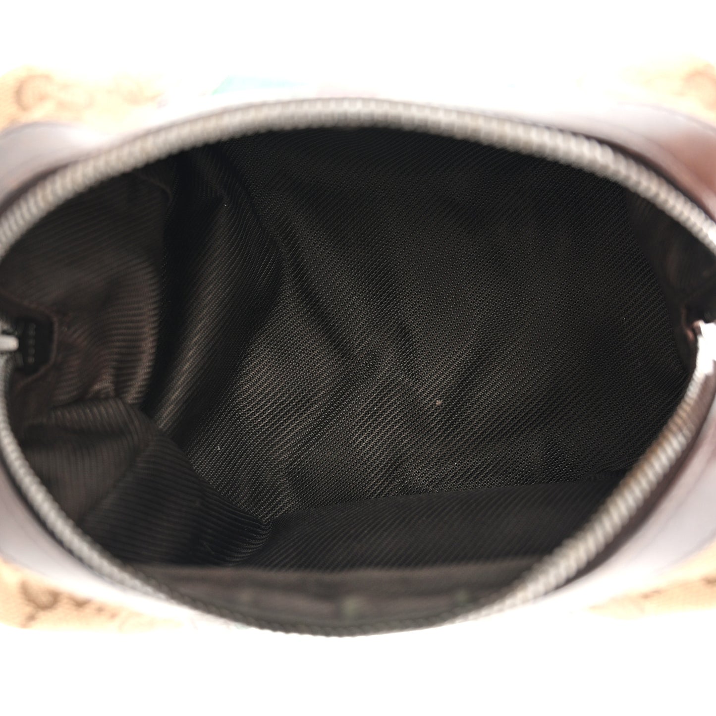 Monogram Web Small Cosmetic Case Dark Brown