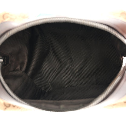 Gucci Monogram Web Small Cosmetic Case Dark Brown 5 of 11