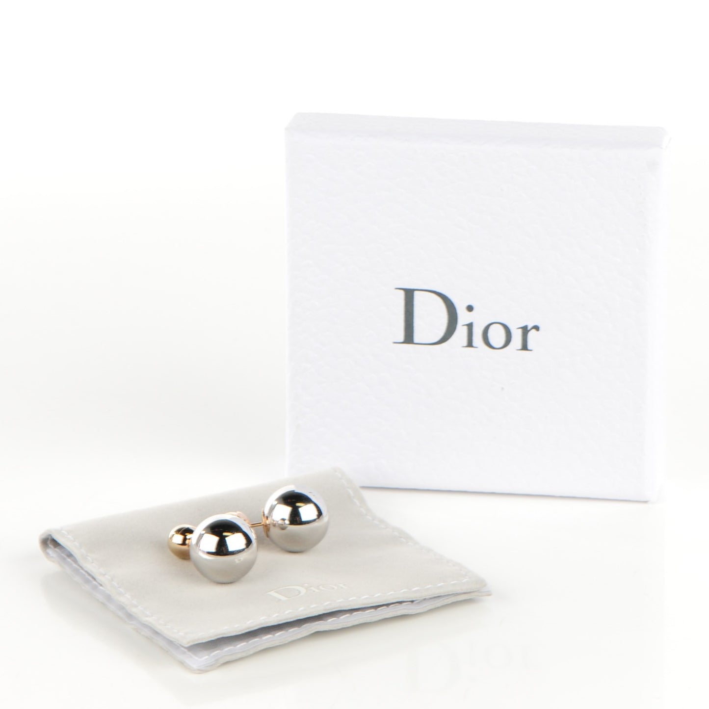 Mise En Dior Tribal Earrings Silver Gold
