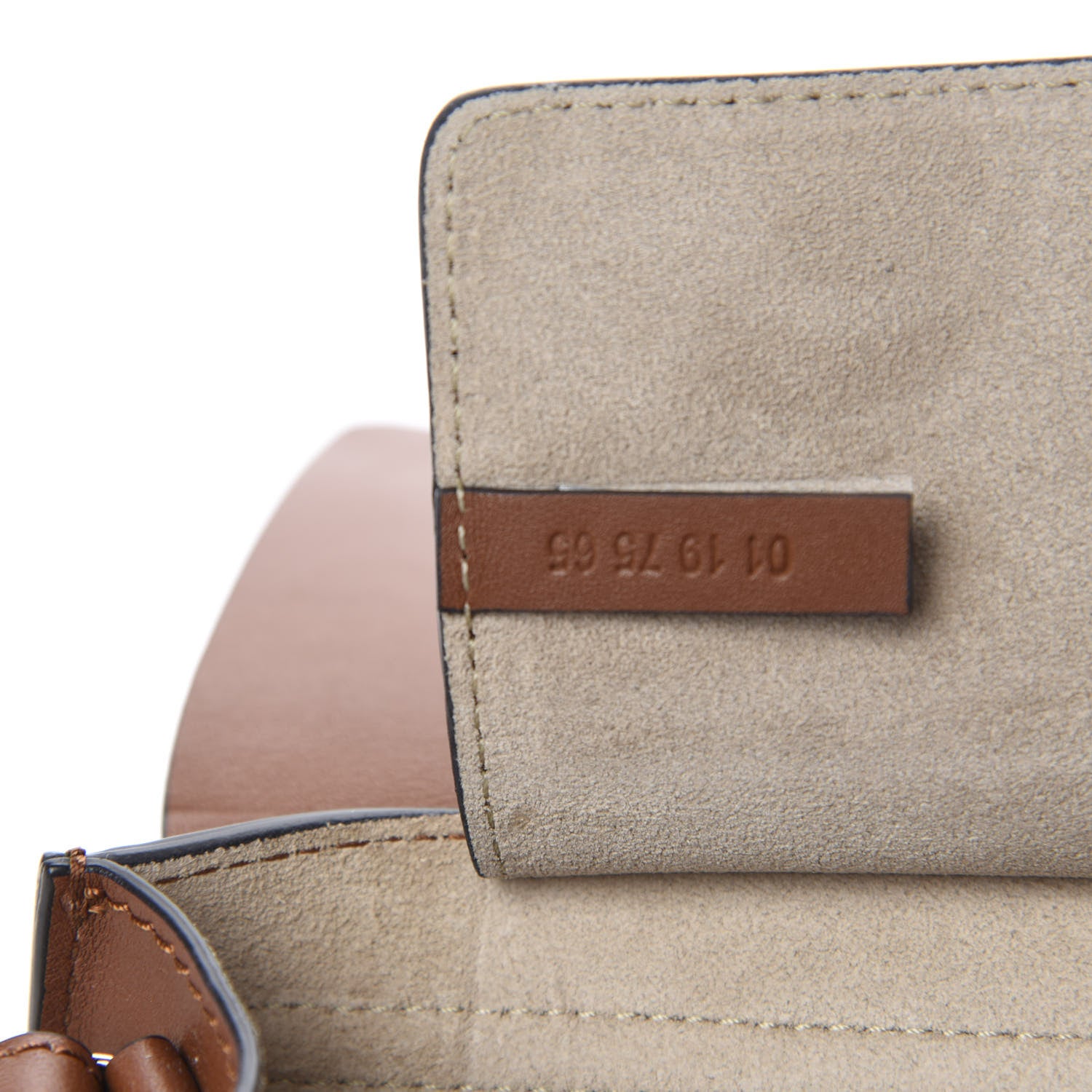 Chloe Suede Calfskin Mini Faye Shoulder Bag Tobacco 9 of 10