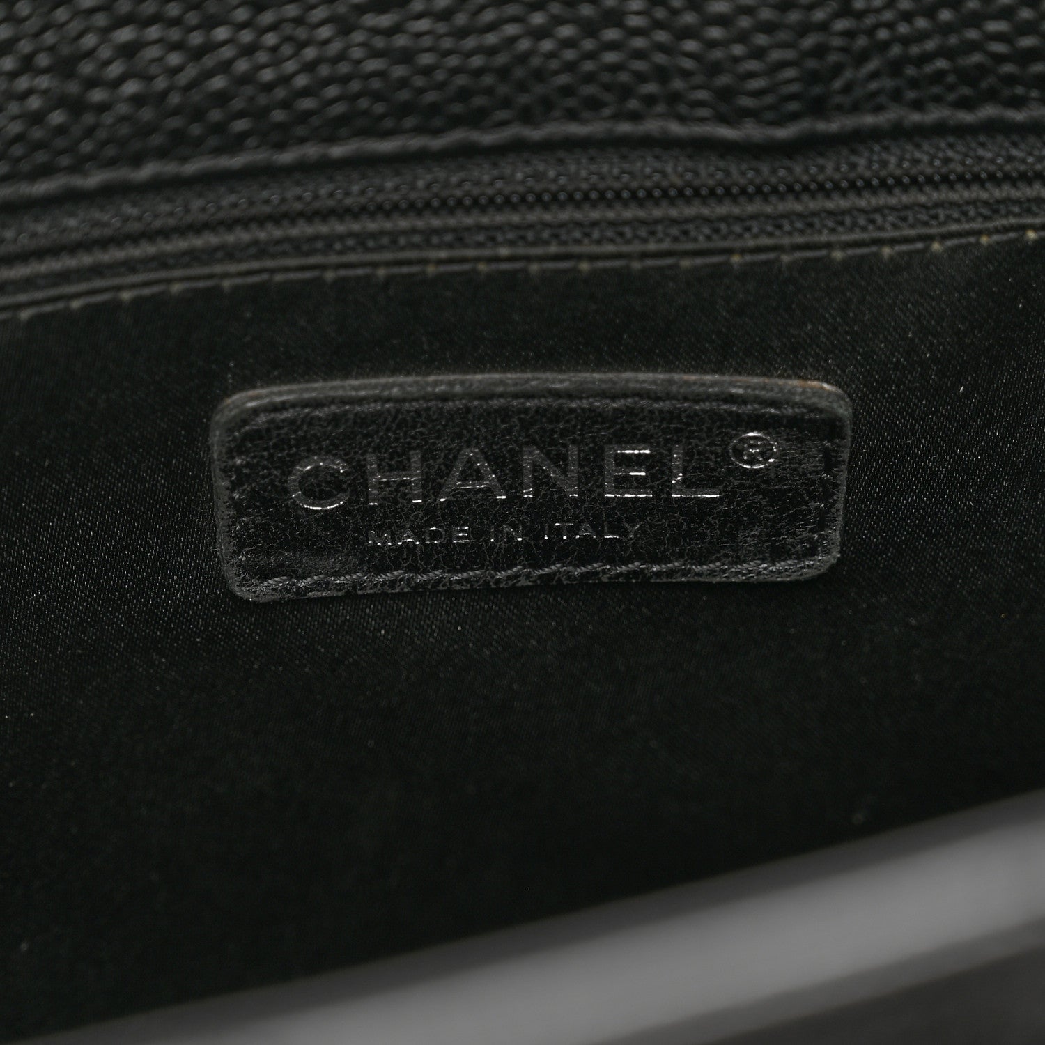 Chanel Caviar Quilted Grand Shopping Tote GST Black 7 of 10