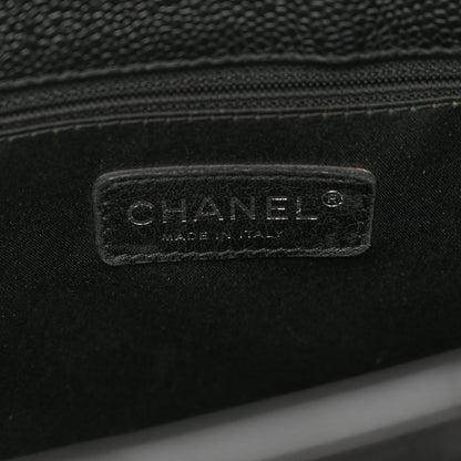 Chanel Caviar Quilted Grand Shopping Tote GST Black 7 of 10