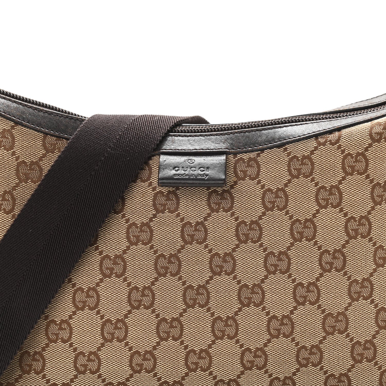 Gucci Monogram Shoulder Bag Dark Brown 7 of 10
