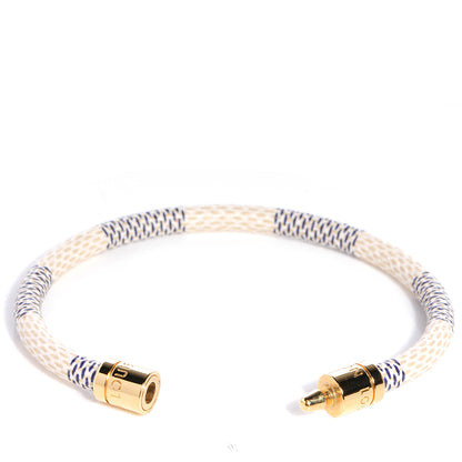 Louis Vuitton Damier Azur Keep It Bracelet 17 3 of 5