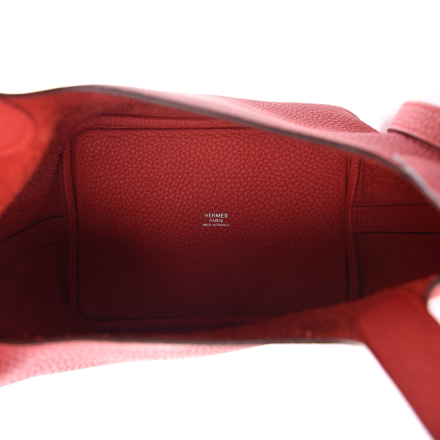 Hermes Taurillon Clemence Picotin Lock 18 PM Rouge Tomate 5 of 12