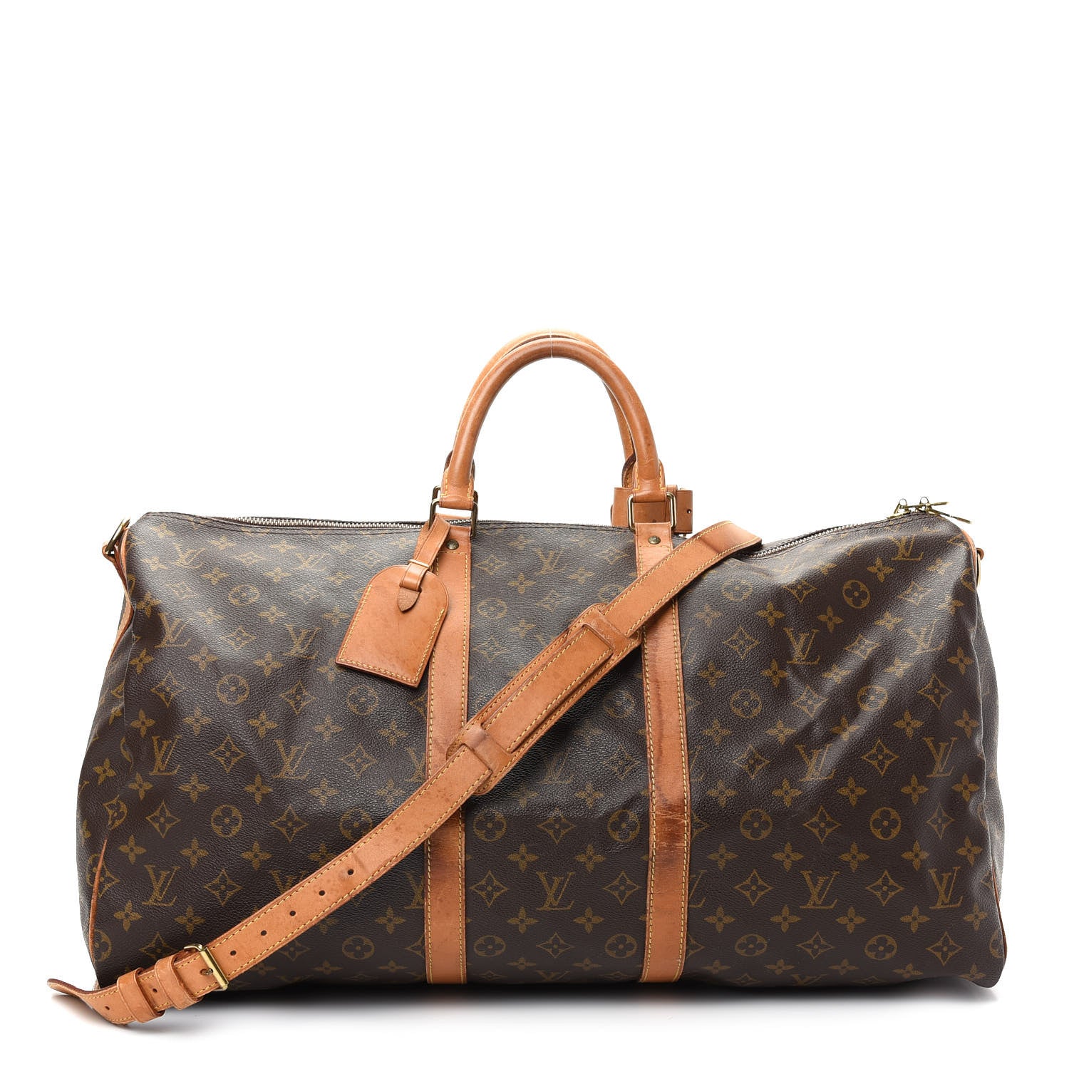 Louis Vuitton Monogram Keepall Bandouliere 55 1 of 15