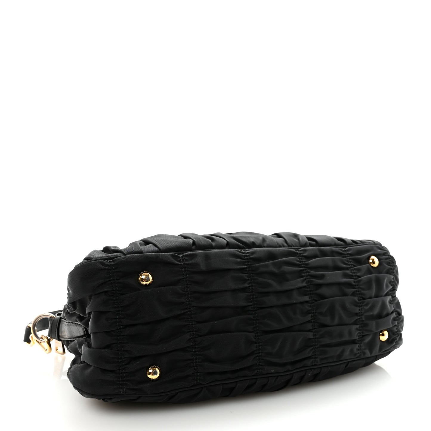 Tessuto Nylon Gaufre Tote  Black