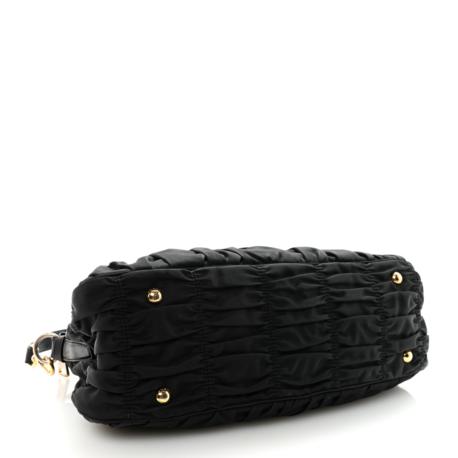 Prada Tessuto Nylon Gaufre Tote  Black 4 of 9
