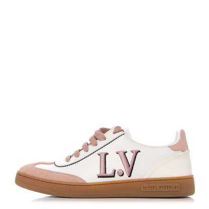 Louis Vuitton Calfskin Frontrow Sneakers 37 Rose Clair 1 of 8