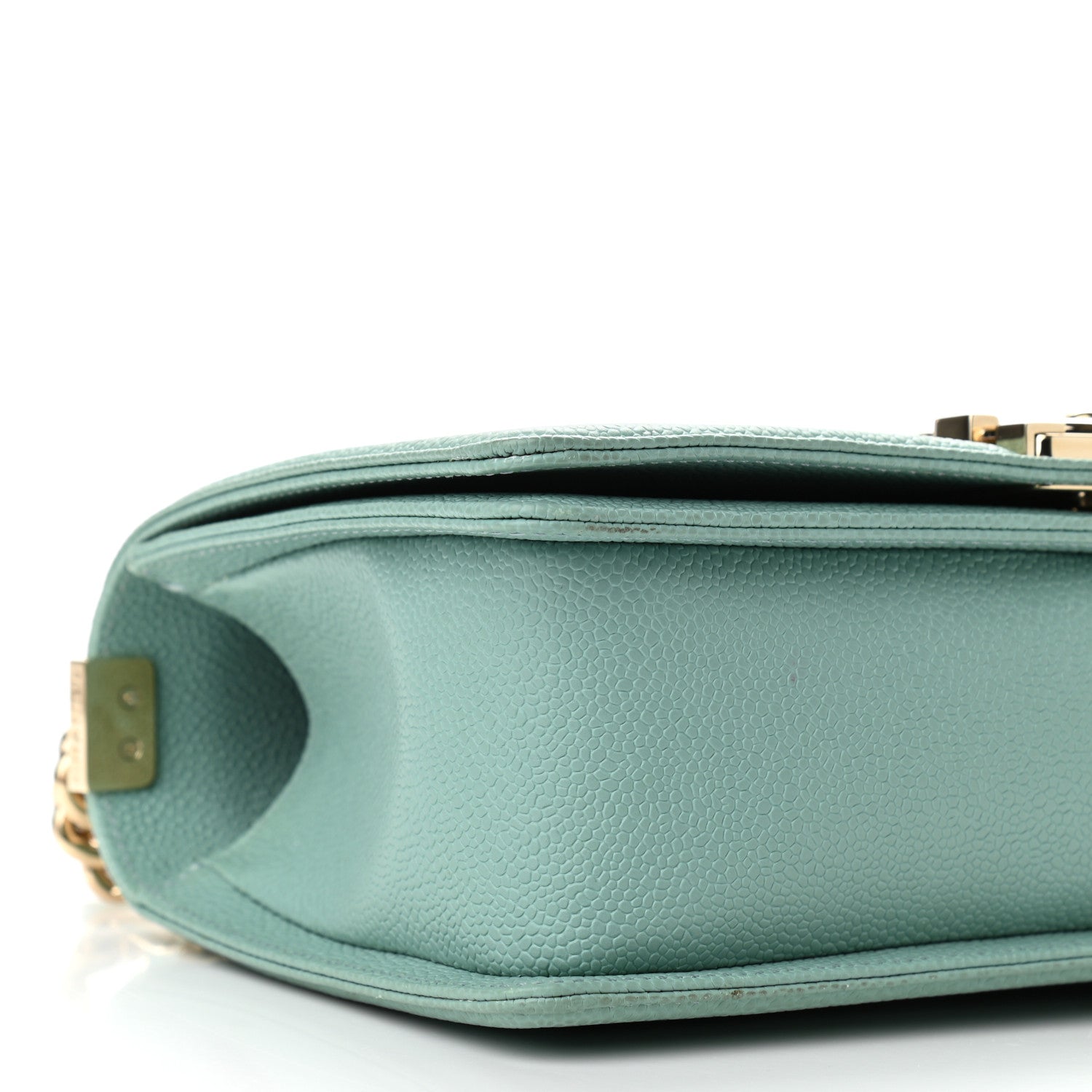 Chanel Caviar Quilted Medium Boy Flap Light Blue 8 of 15