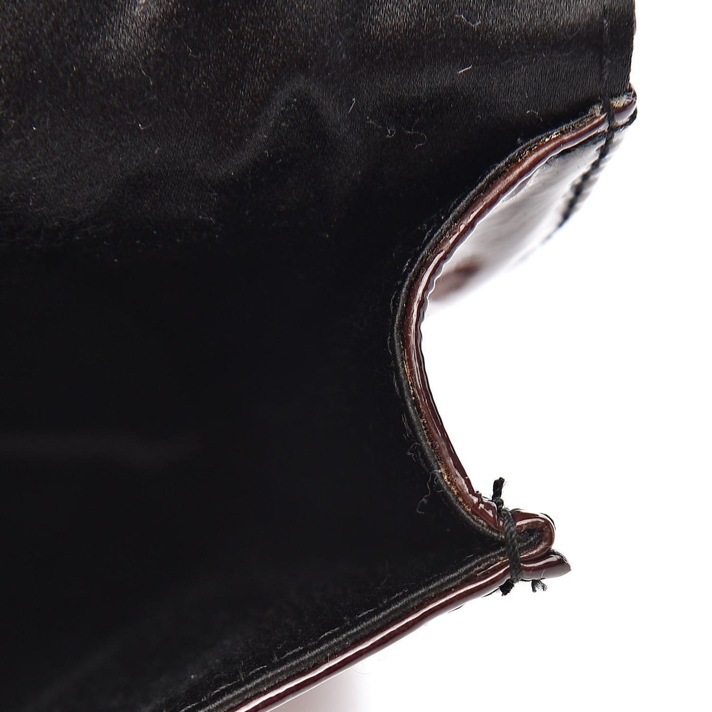Vernice Sfumata Metal Clutch Nudo Black