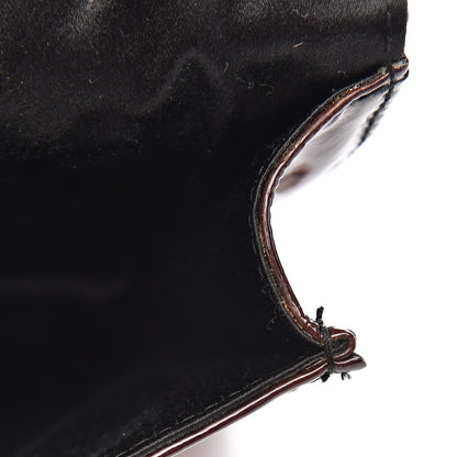 Prada Vernice Sfumata Metal Clutch Nudo Black 7 of 9