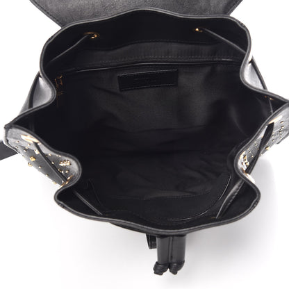 Alexander McQueen Calfskin Studded Padlock Backpack Black 5 of 14