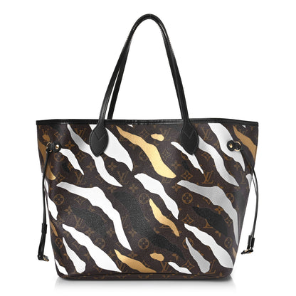 Louis Vuitton X LOL Monogram Neverfull MM Gold Silver 3 of 9