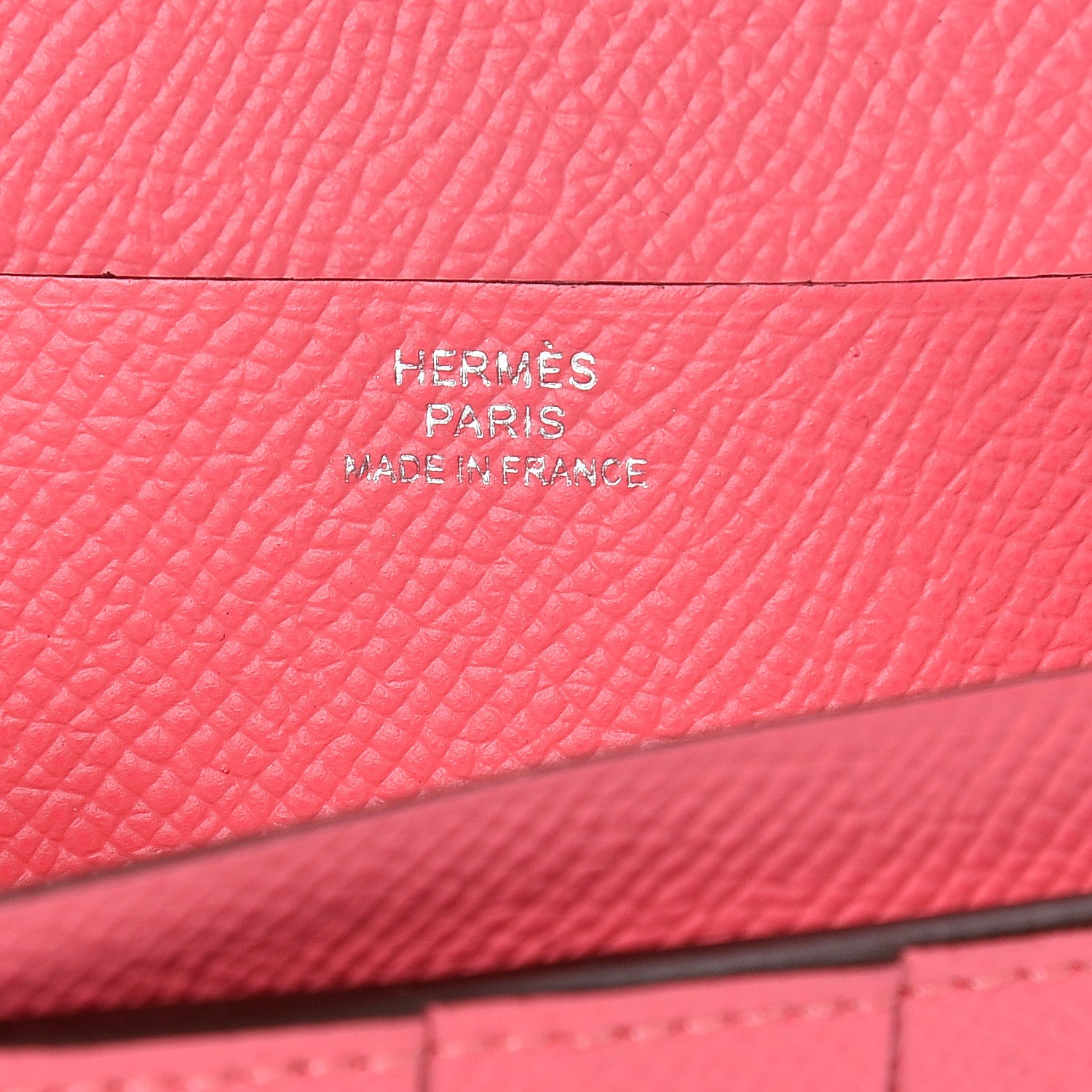 Hermes Epsom Bearn Gusset Wallet Rose Azalee 5 of 7