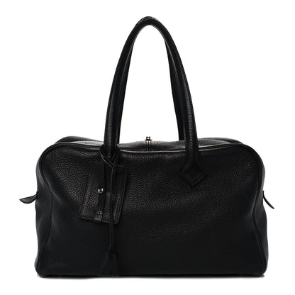 Hermes Taurillon Clemence Victoria II 35 Black 1 of 12