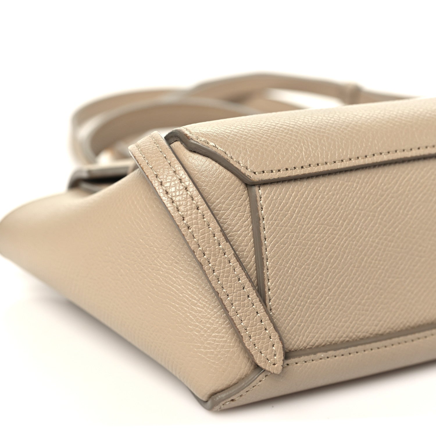 Celine Grained Calfskin Pico Belt Bag Light Taupe 9 of 11