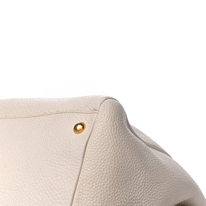 Prada Vitello Daino Top Handle Tote White 17 of 18