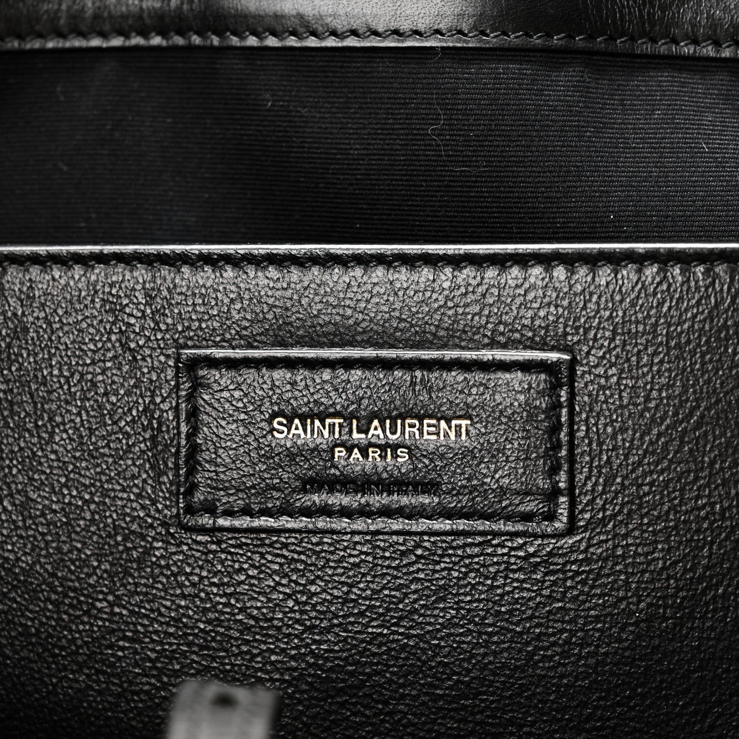 Calfskin Raffia Medium Shopper Tote  Naturale Black