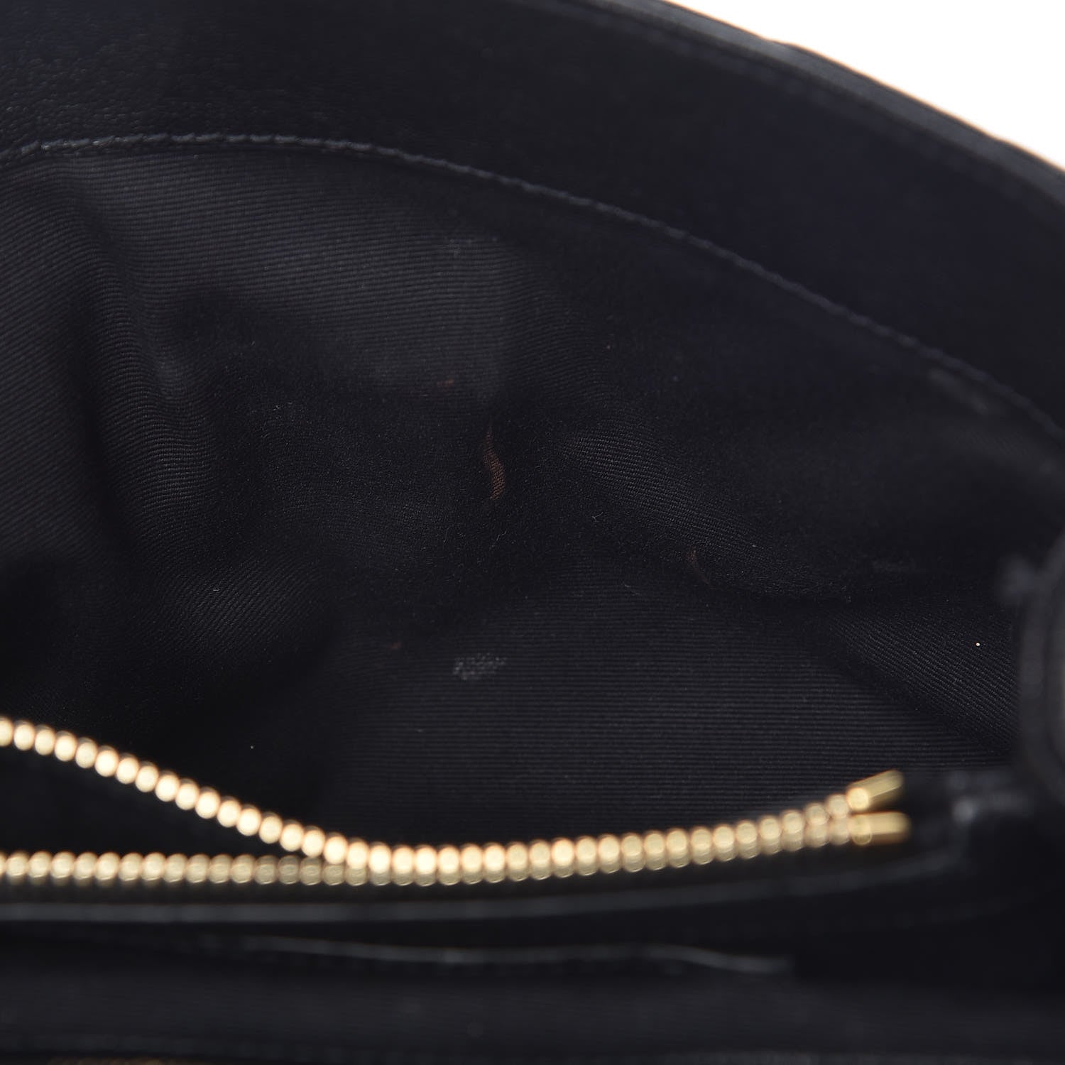 Saint Laurent Sheepskin Matelasse Chevron Monogram Medium College Bag Black 9 of 14