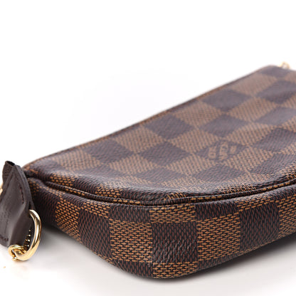 Louis Vuitton Damier Ebene Mini Pochette Accessories 6 of 10