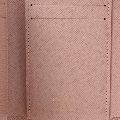 Louis Vuitton Damier Azur Victorine Wallet Rose Ballerine 6 of 6