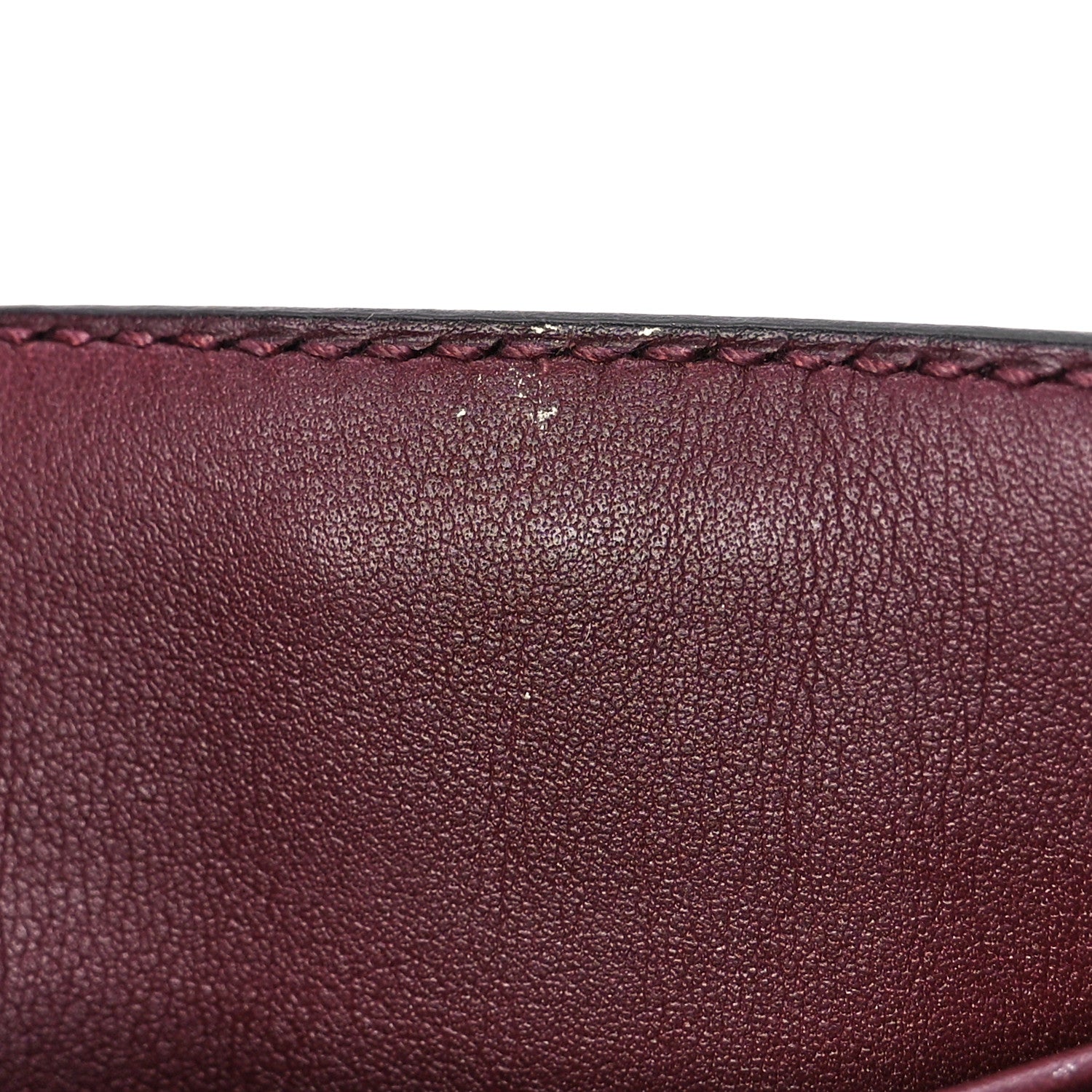 Hermes Swift Kelly Cut Clutch Pochette Bordeaux 12 of 13