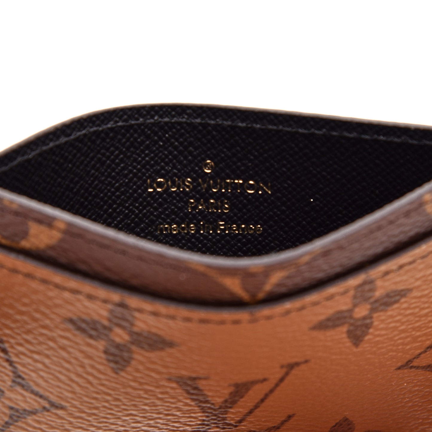 Reverse Monogram Card Holder