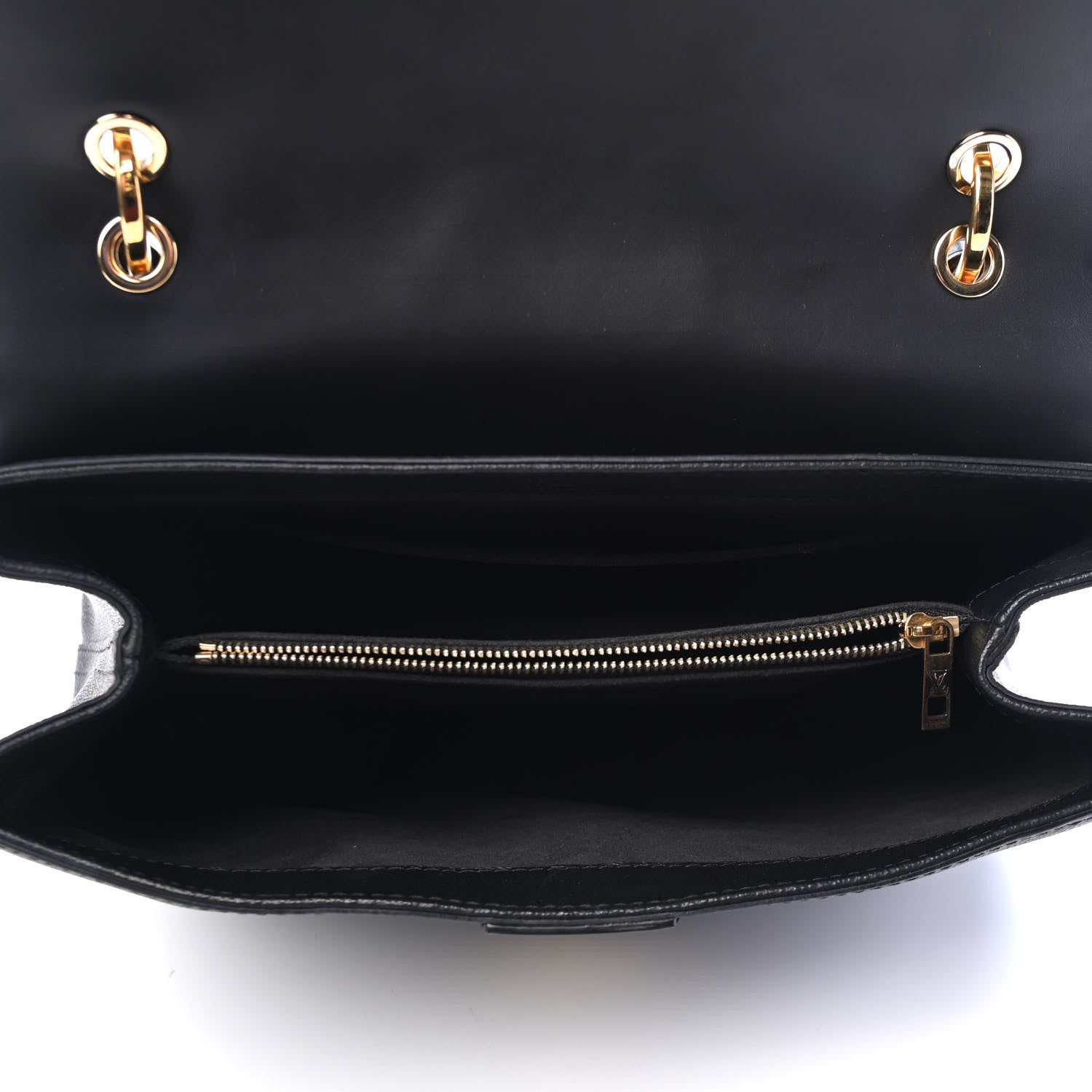 Louis Vuitton Calfskin Monogram Very One Handle Black 4 of 4