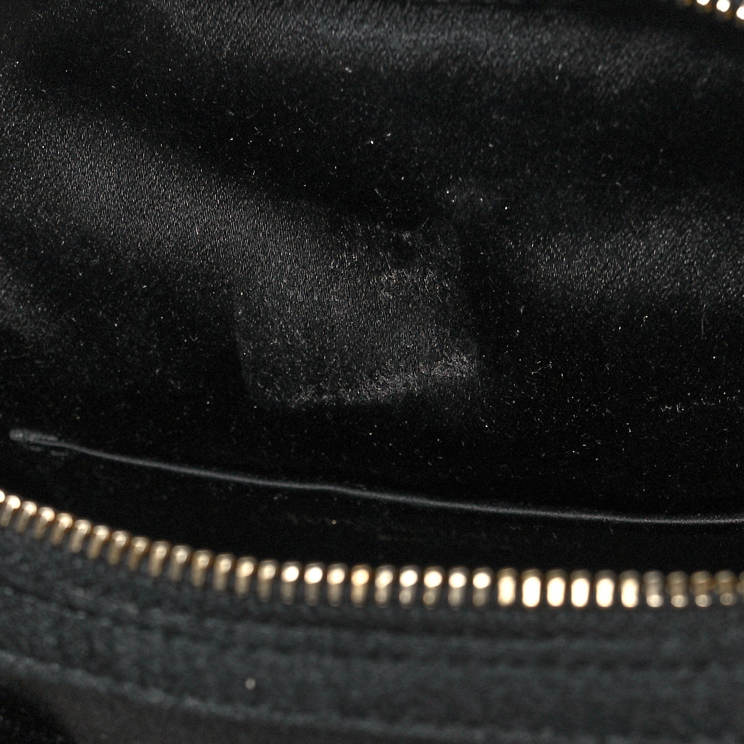 Saint Laurent Satin Crystal Mini Muse Black 10 of 10