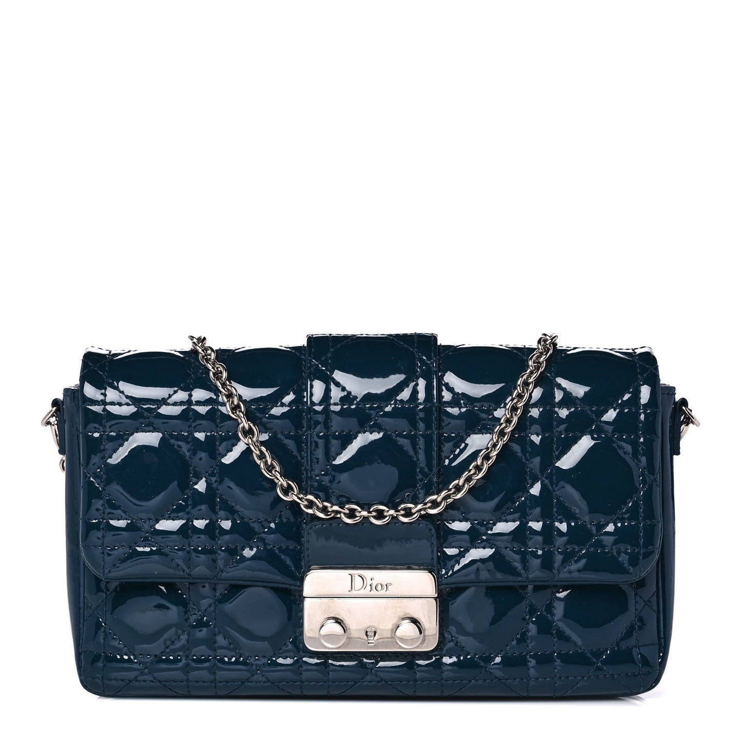 Patent Cannage New Lock Pouch Navy Blue