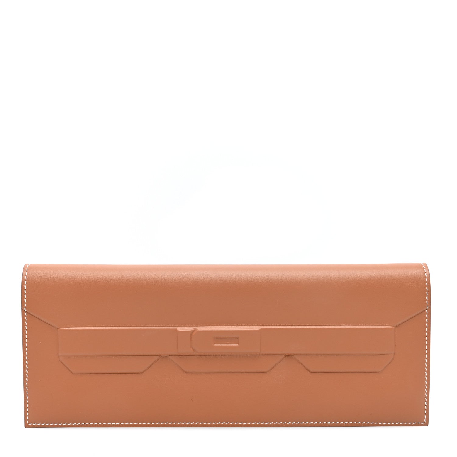 Hermes Swift Shadow Clutch 29 Gold 1 of 8
