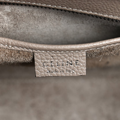Celine Drummed Calfskin Nano Luggage Dune 5 of 12