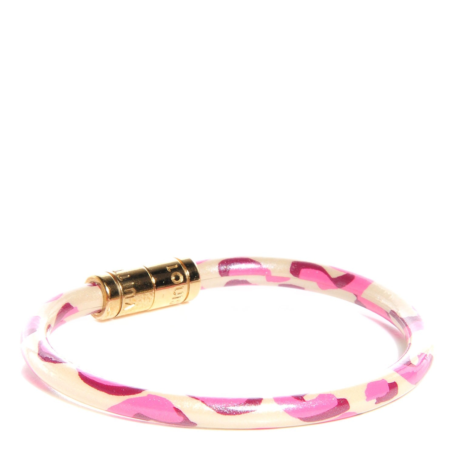 Louis Vuitton Leopard Keep It Bracelet 17 Blanc Corail 3 of 5