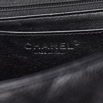 Chanel Caviar Quilted Jumbo Single Flap Black 6 of 10