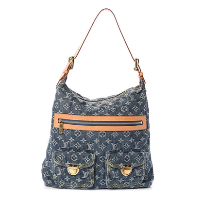 Louis Vuitton Denim Baggy GM Blue 1 of 8