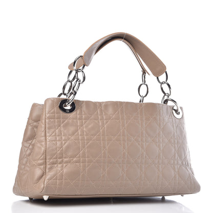 Bottega Veneta CHRISTIAN DIOR Lambskin Cannage Lady Dior Shoulder Bag Beige 3 of 10