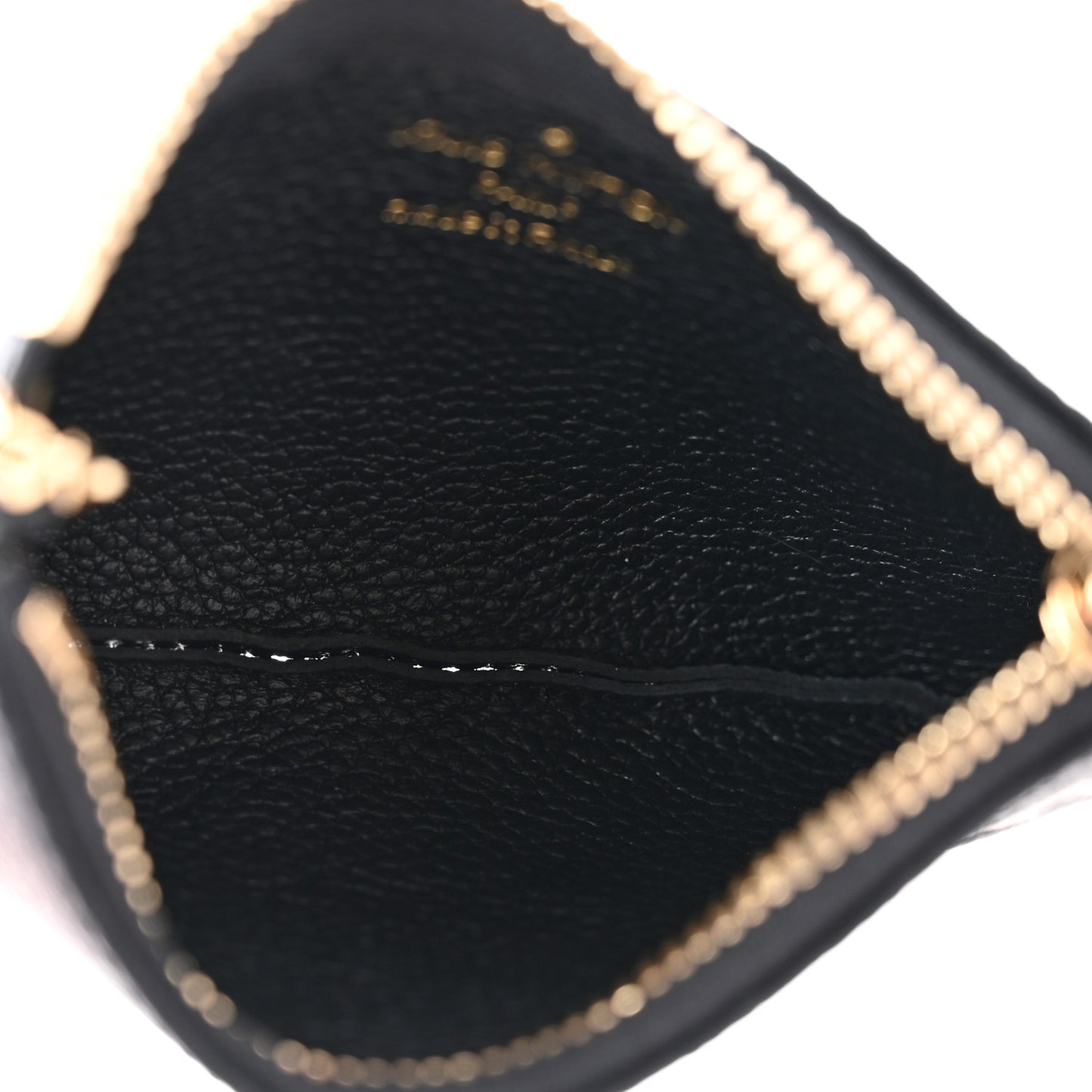 Empreinte Monogram Giant Key Pouch Black Beige