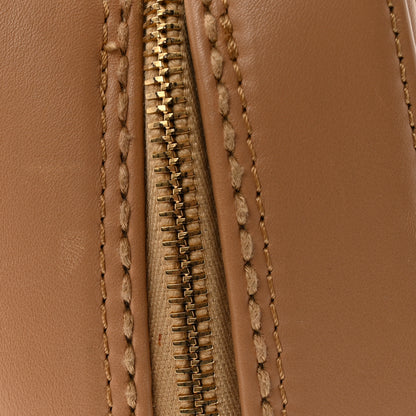 Chanel Calfskin Contrast Stitch Surpique Bowler Beige 17 of 21