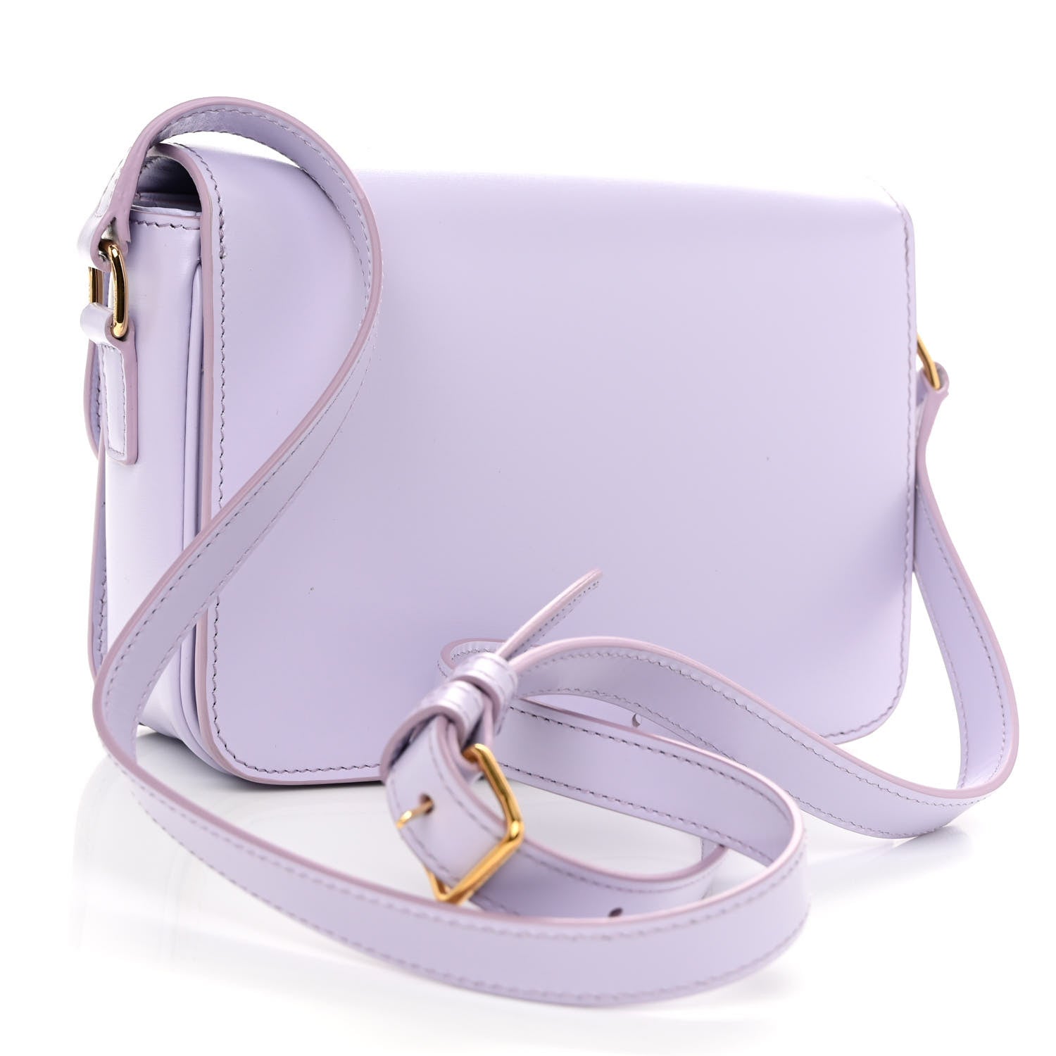 Celine Shiny Calfskin Teen Triomphe Light Lavender 3 of 9