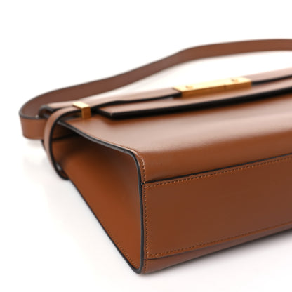 Saint Laurent Smooth Calfskin Manhattan Shoulder Bag Cognac 9 of 11
